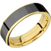 14K Yellow Gold + Polish Finish