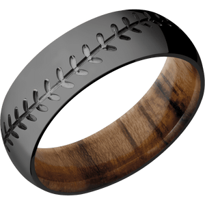 Zirconium + Polish Finish + Teak