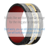 10K Yellow Gold + Polish Finish + USMC Red