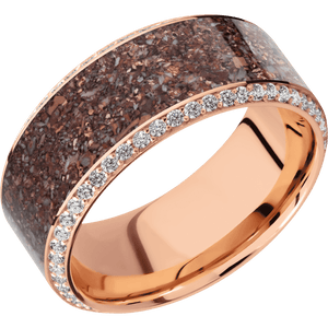14K Rose Gold + Polish , Polish Finish