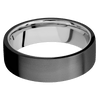 Zirconium + Bead Finish + Palladium Silver