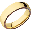 14K Yellow Gold + Polish Finish