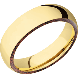 14K Yellow Gold + Polish Finish