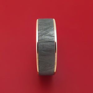 14K Rose Gold and Textured Tantalum Ring by Ammara Stone