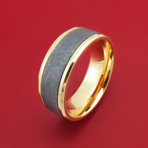 14K Yellow Gold and Tantalum Ring by Ammara Stone