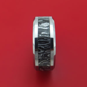 Titanium Ring With M3 Mokume Custom Made