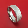 Titanium Tree Bark Finish Ring Custom Made