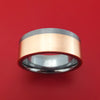 Tantalum and 14K Gold Ring Custom Made Band