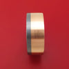 Tantalum and 14K Gold Ring Custom Made Band