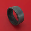 Black Zirconium Ring with Forged Carbon Fiber Sleeve Custom Made