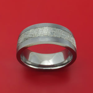Tantalum and Meteorite Custom Made Ring