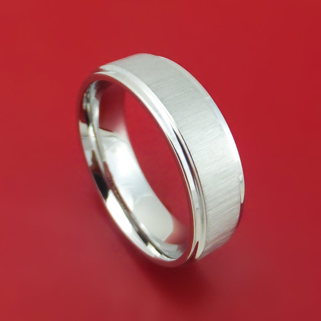 Cobalt Chrome Traditional Wedding Ring Custom Made