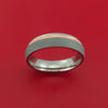 Titanium Ring with Recessed Copper Inlay Custom Made Band