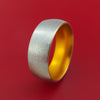 Cobalt Chrome with Gold Anodized Sleeve Custom Made Band Choose Your Color