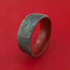 Black Zirconium Ring with Interior Cerakote Sleeve Custom Made Band