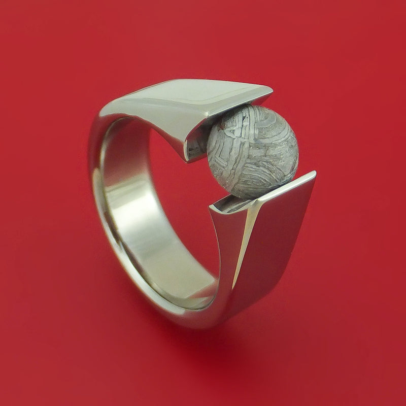 14K Rose Gold Moissanite, Meteorite and Moonstone Ring – Origin Jewelry