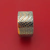 Wide Etched Superconductor Ring with Titanium Sleeve Custom Made Titanium-Niobium and Copper Band
