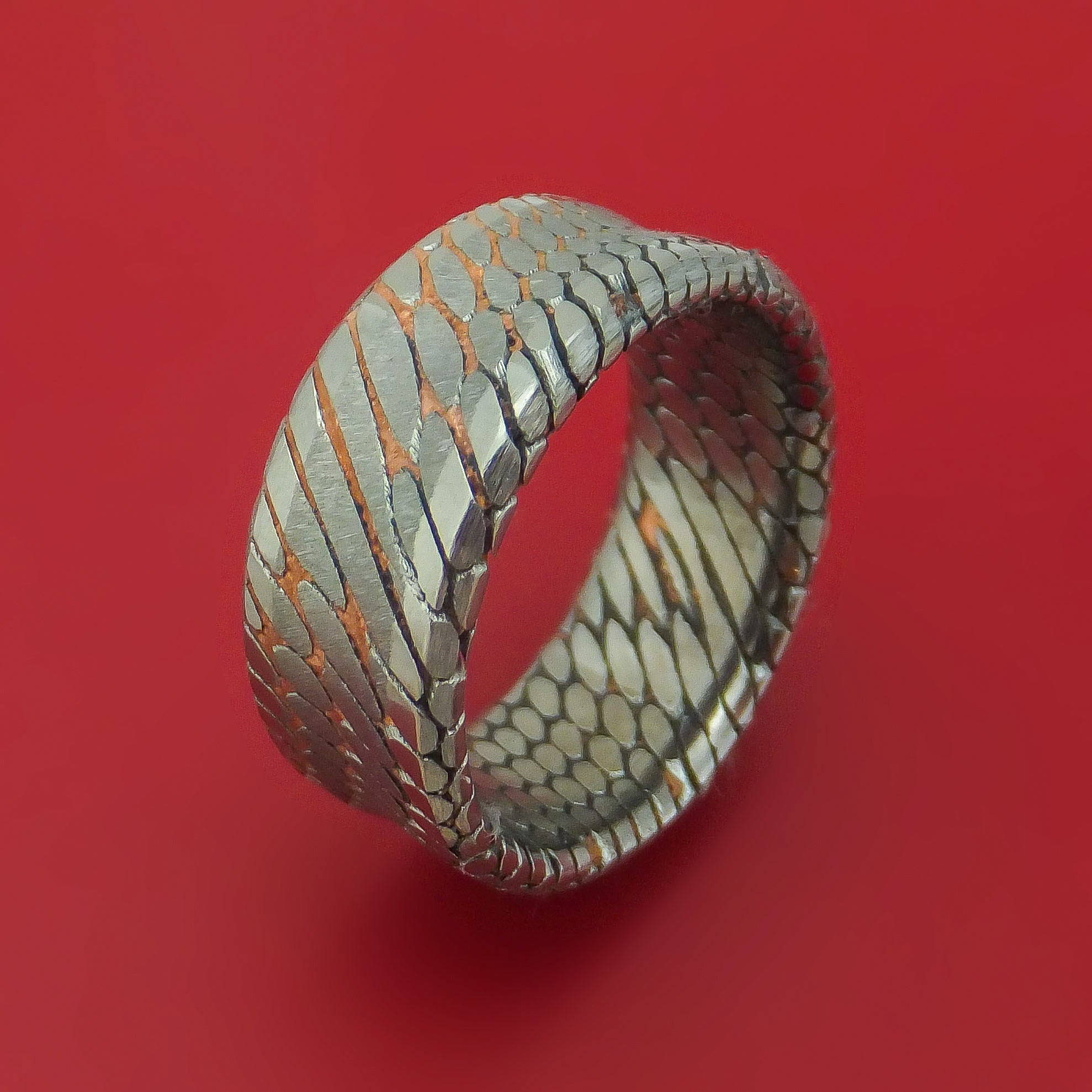 Etched Superconductor Ring Custom Made Titanium-Niobium and Copper Ban ...