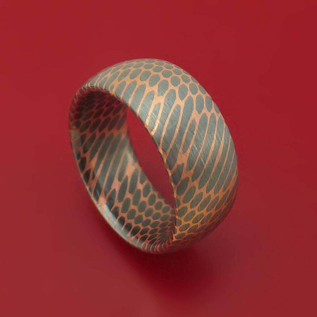 Superconductor Ring Custom Made Titanium-Niobium and Copper Band