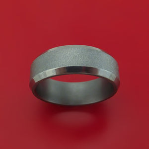Tantalum Band with Wire Finish Custom Made Ring by Benchmark