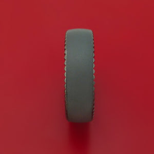Tantalum Coin Edge Band Custom Made Ring by Benchmark