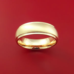 14K Rose Gold Classic Style Wedding Band Custom Made