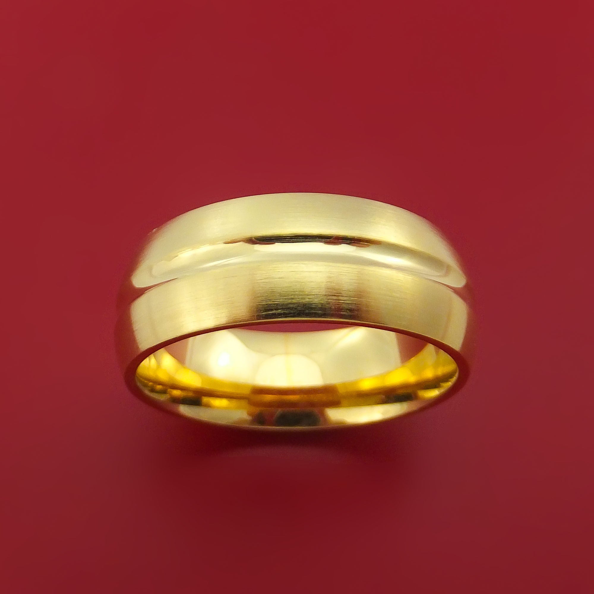 David Yurman Men's Beveled Band Ring in 18K Gold, 6mm | Neiman Marcus