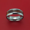 Tungsten Ring with Desert Ironwood Burl Wood Inlay Custom Made Band
