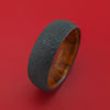 Black Zirconium and Hardwood Ring Custom Made Band