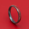 Black Zirconium and Coral Ring Custom Made