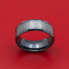 Black Titanium and Hammered Tantalum Custom Mens Ring