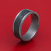 Tantalum and Black Carbon Fiber Mens Ring