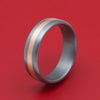Tantalum and 14K Rose Gold Inlay Ring