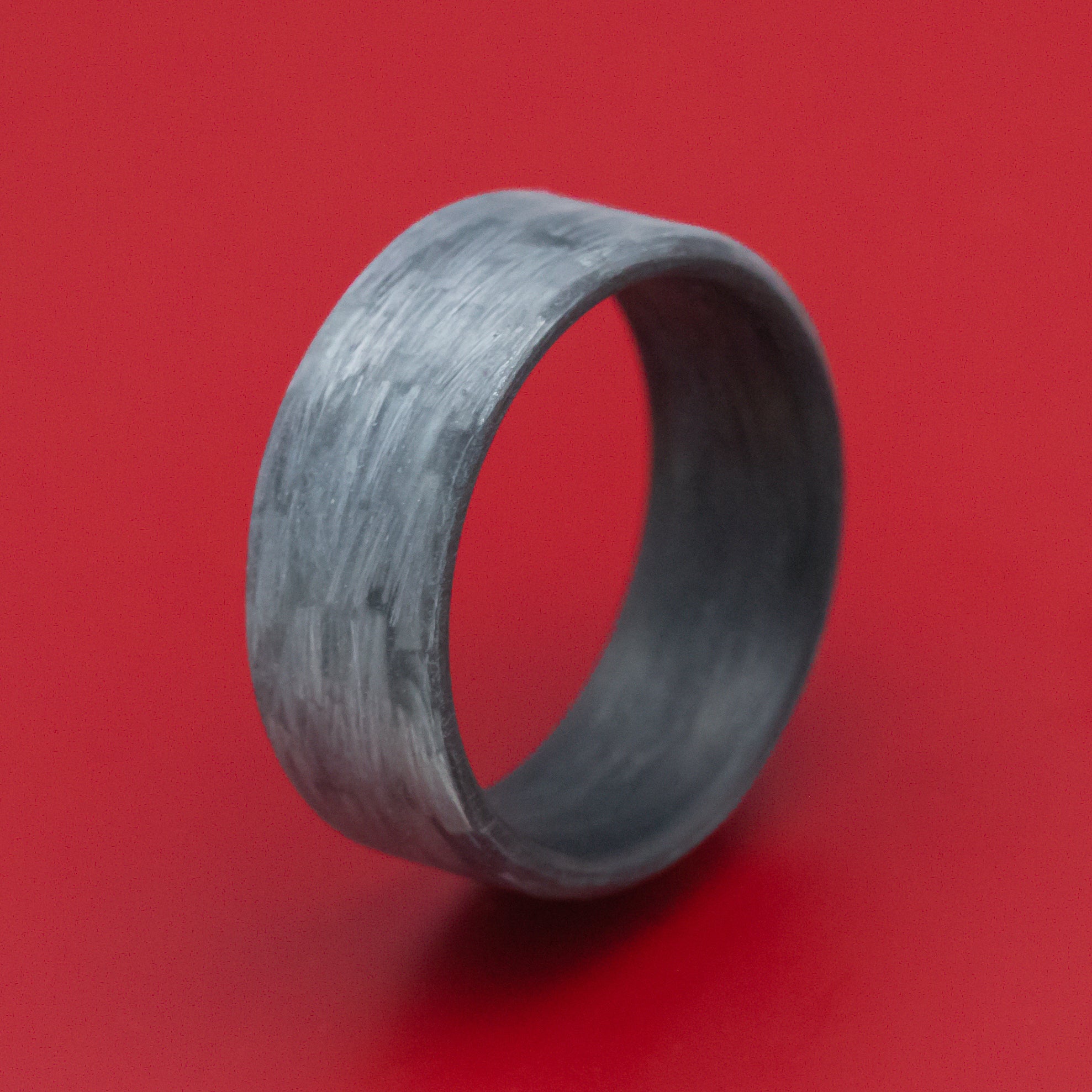 Silver Texalium Ring with Carbon Fiber Sleeve – Stonebrook Jewelry