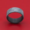 Silver Texalium Ring with Carbon Fiber Sleeve