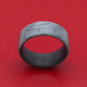 Silver Texalium Ring with Carbon Fiber Sleeve