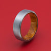 Tantalum Ring with Wood Sleeve Custom Made Band