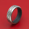 Titanium Celtic Ring with Forged Carbon Fiber Sleeve