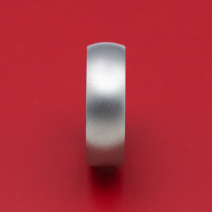Titanium and DiamondCast Sleeve Ring Custom Made