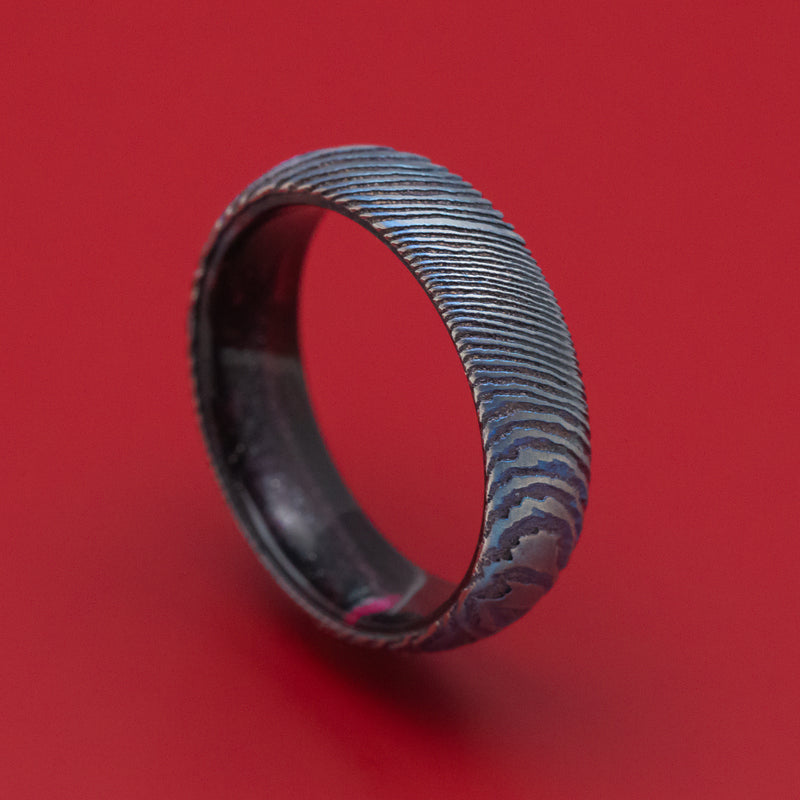 Kuro-Ti and DiamondCast Sleeve Ring Custom Made