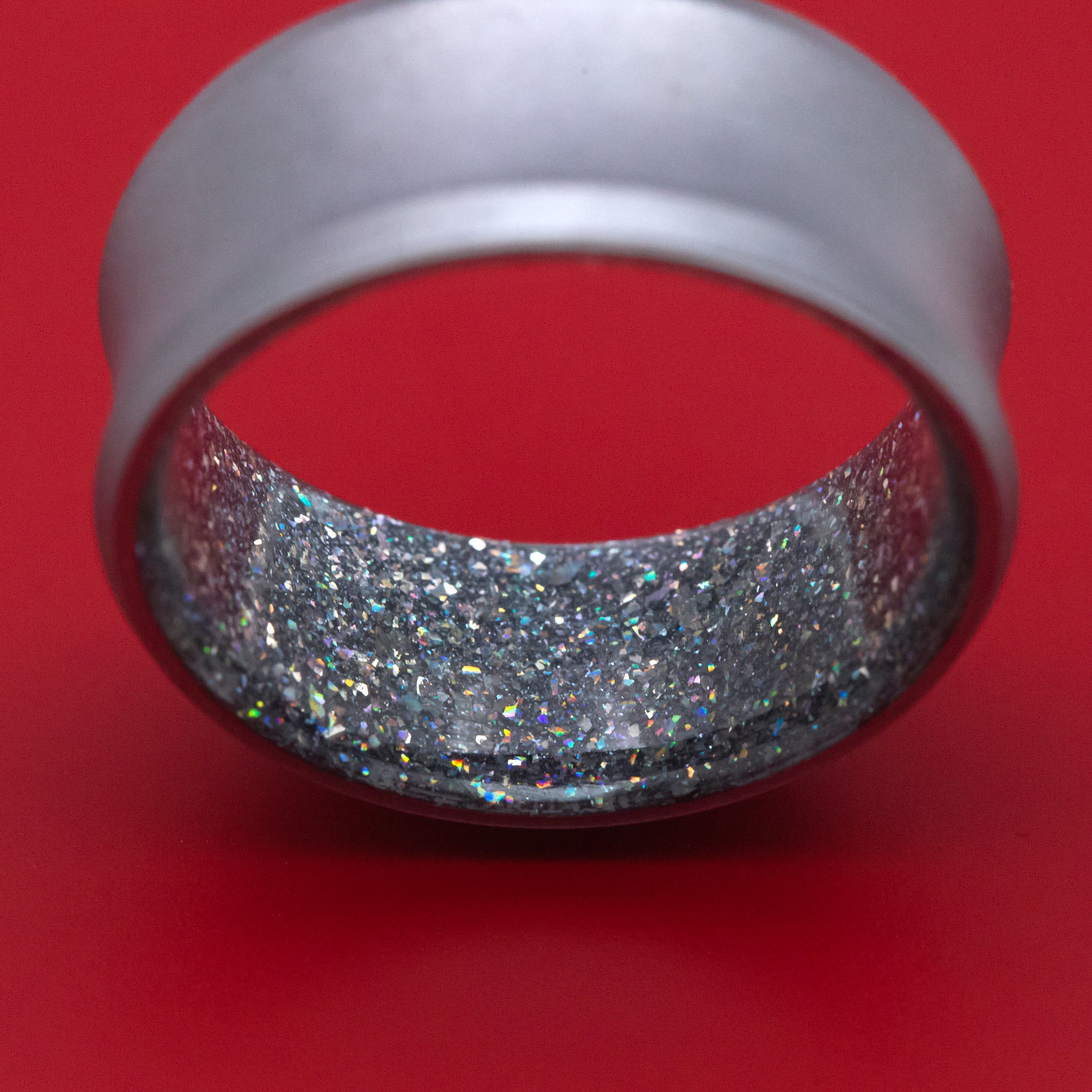 14K Diamond Dusted Narrow Ring – Dandelion Jewelry
