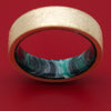 14K Gold and DiamondCast Sleeve Ring Custom Made