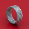 Silver Texalium Carbon Fiber Ring