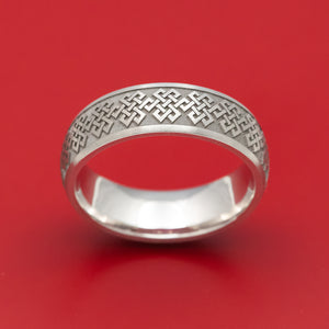 14K Gold Tibetan Knot Custom Design Ring