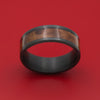 Carbon Fiber and Wood Inlay Ring
