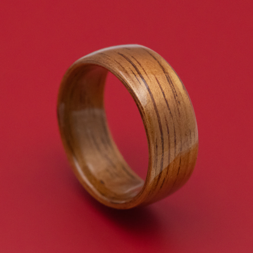 Solid Koa Wood Ring Handmade Band