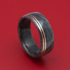 Solid Wood Band with Copper Inlays