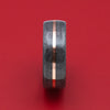 Solid Wood Band with Copper Inlay