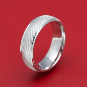 Cobalt Chrome Textured Ring Custom Made Band