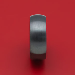 Black Zirconium and Dichrolam Sleeve Ring Custom Made Band